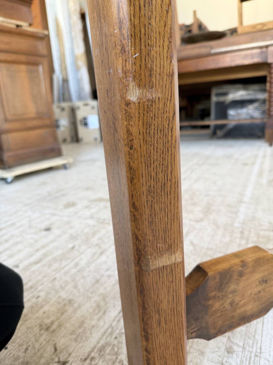 2m oak farmhouse table