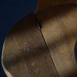 Modern Scandinavian style, Stump chair / "Kubstol" in pine, mid-20th century, 1950s.