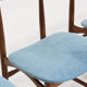Vintage mid-century Italian dining room chairs 1960s, set of 4