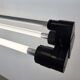 Industrial Silver Tube Light from Elektrosvit, 1970s