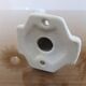 Old coat hook in white porcelain art deco years 30 40