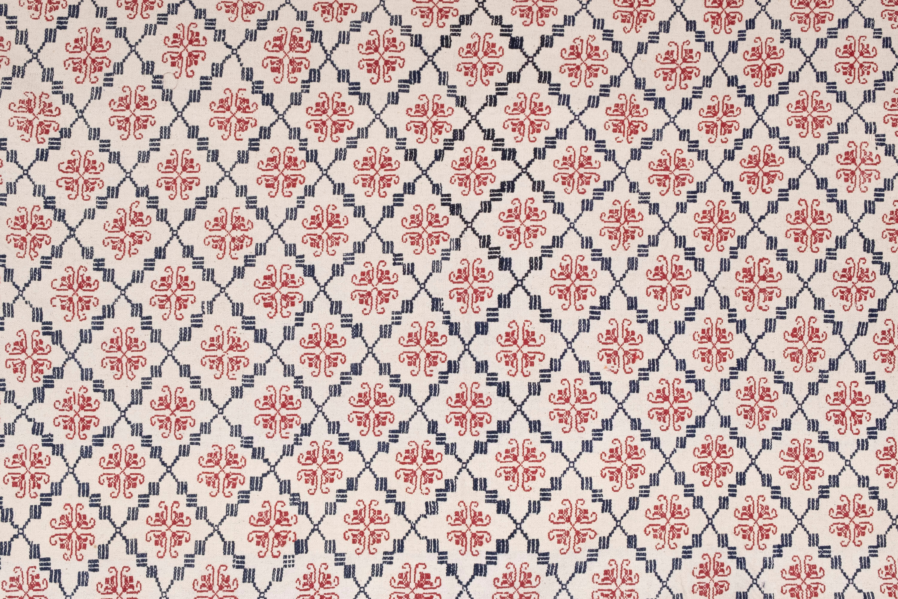 Vintage Turkish Karapinar Kilim Rug 128 X 213 cm