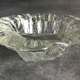 Cendrier, vide-poche Blenko en verre moderniste design brutaliste, 1960
