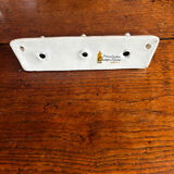 Vintage set of two porcelain coat hooks Champs Élysées Paris