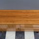 wood sideboard 3 drawers 1 door 1970s