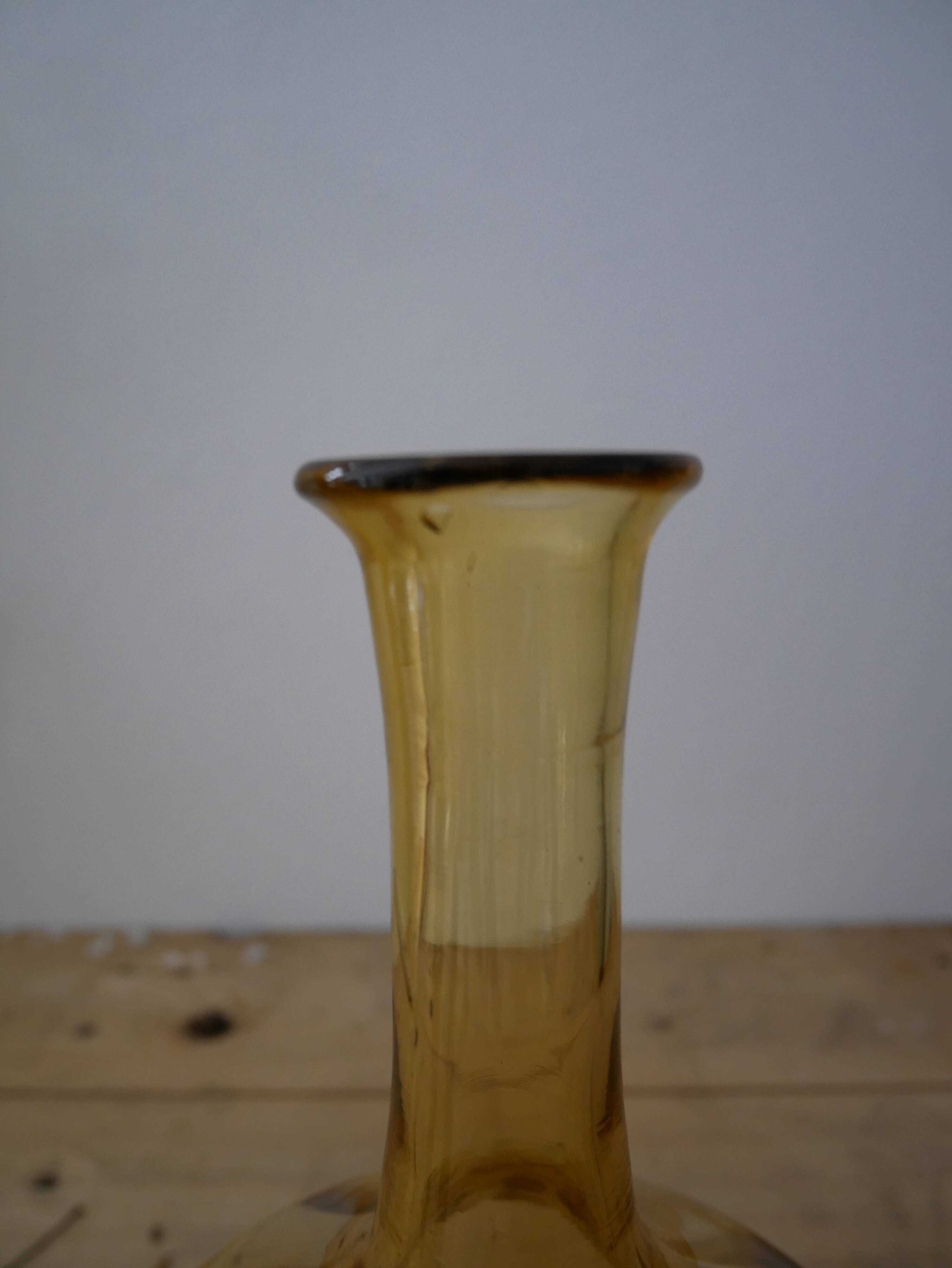 Yellow soliflore vase