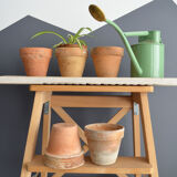 5 old terracotta pots 10 cm