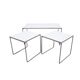 Ensemble de 3 tables d'appoint Brabantia, années 1960, Hollande
