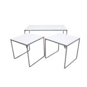 Set of 3 Brabantia side tables, 1960s Holland