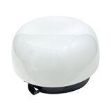 RZB ceiling lamp – Germany, 1970s, opal glass, 22 cm, E27