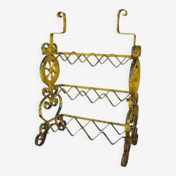 Cast iron bottle rack