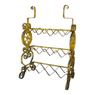 Cast iron bottle rack