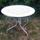Table basse de jardin en fer forgé desserte enfant