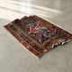 Vintage Handwoven Oriental Tribal Rug, 1940s