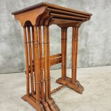 Set of 4 nesting tables Art Nouveau 1930s
