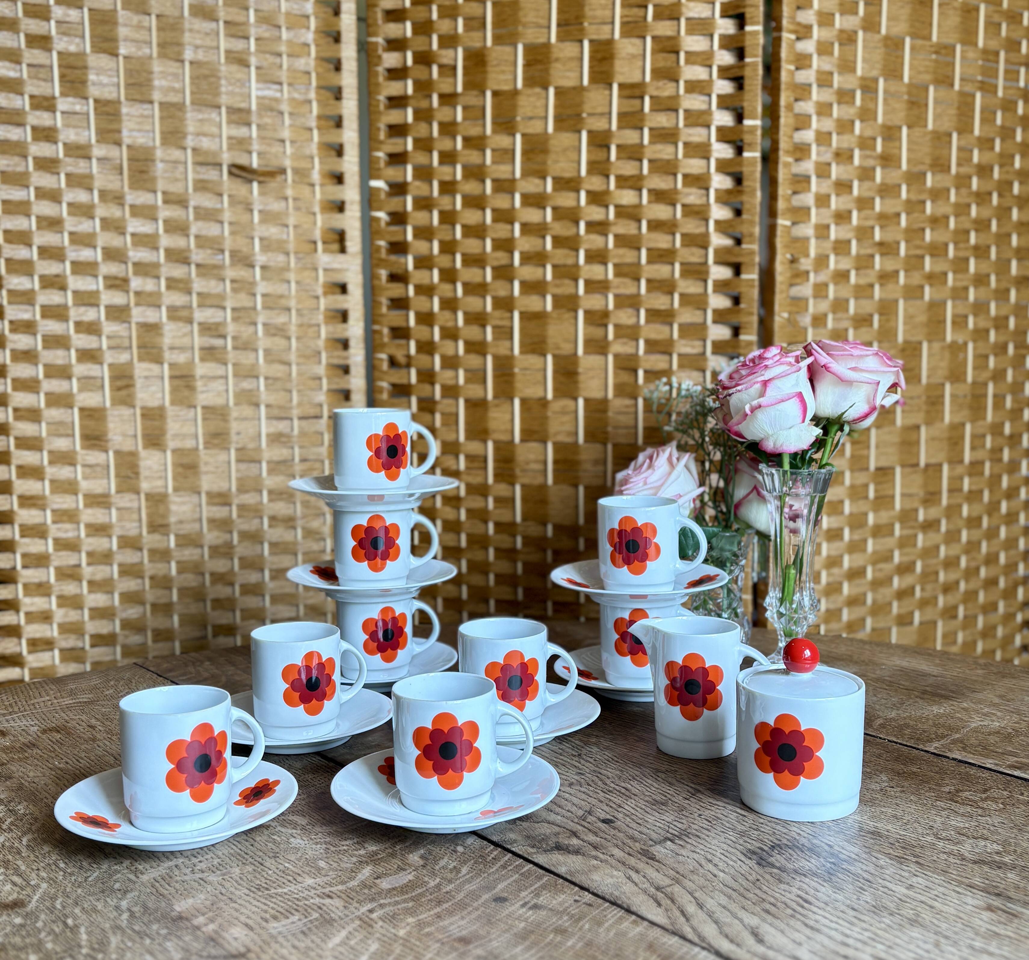 Vintage coffee service, Scherzer Bavaria