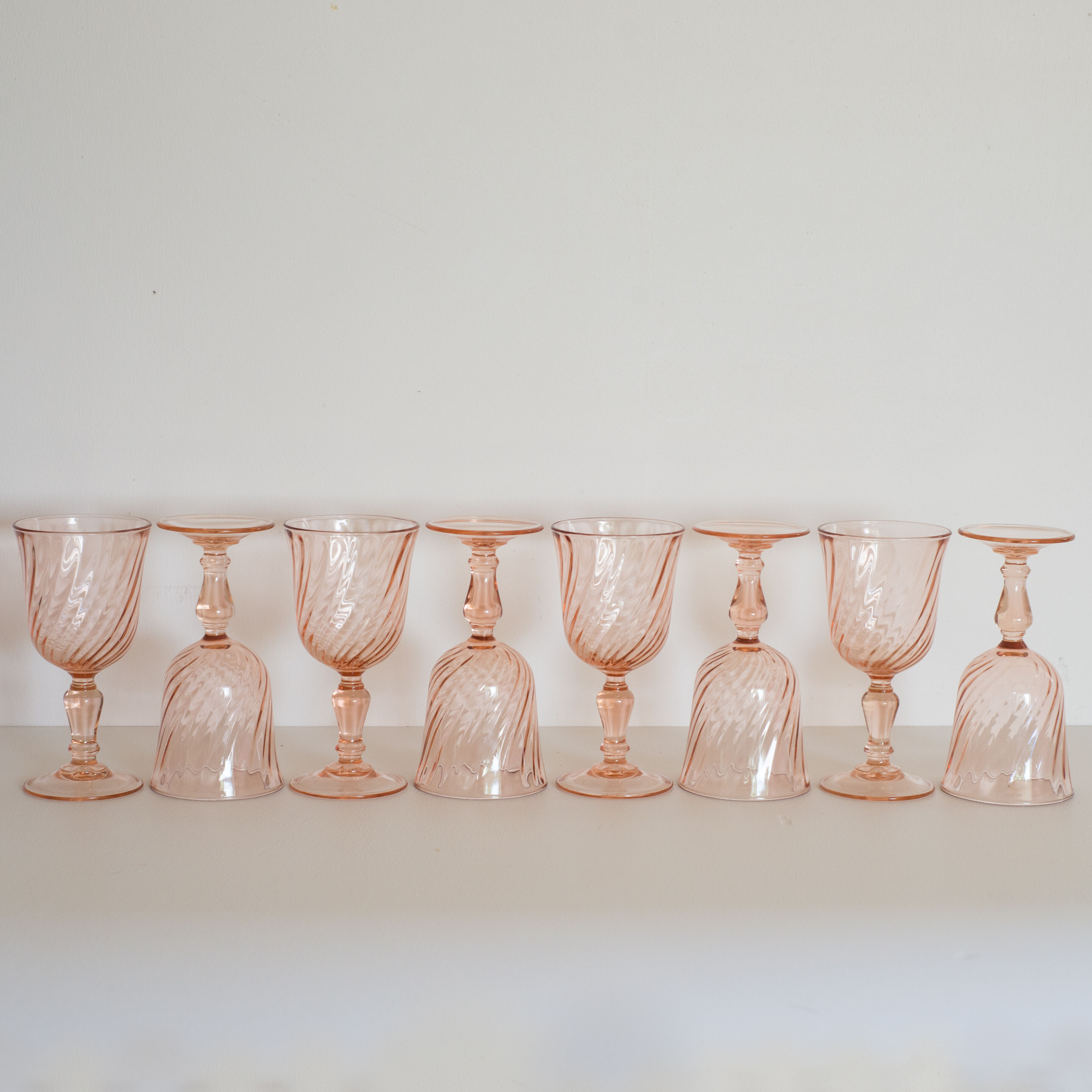 Set of Rosaline glasses