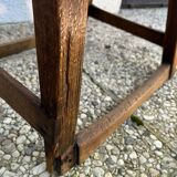 Industrial wooden stool