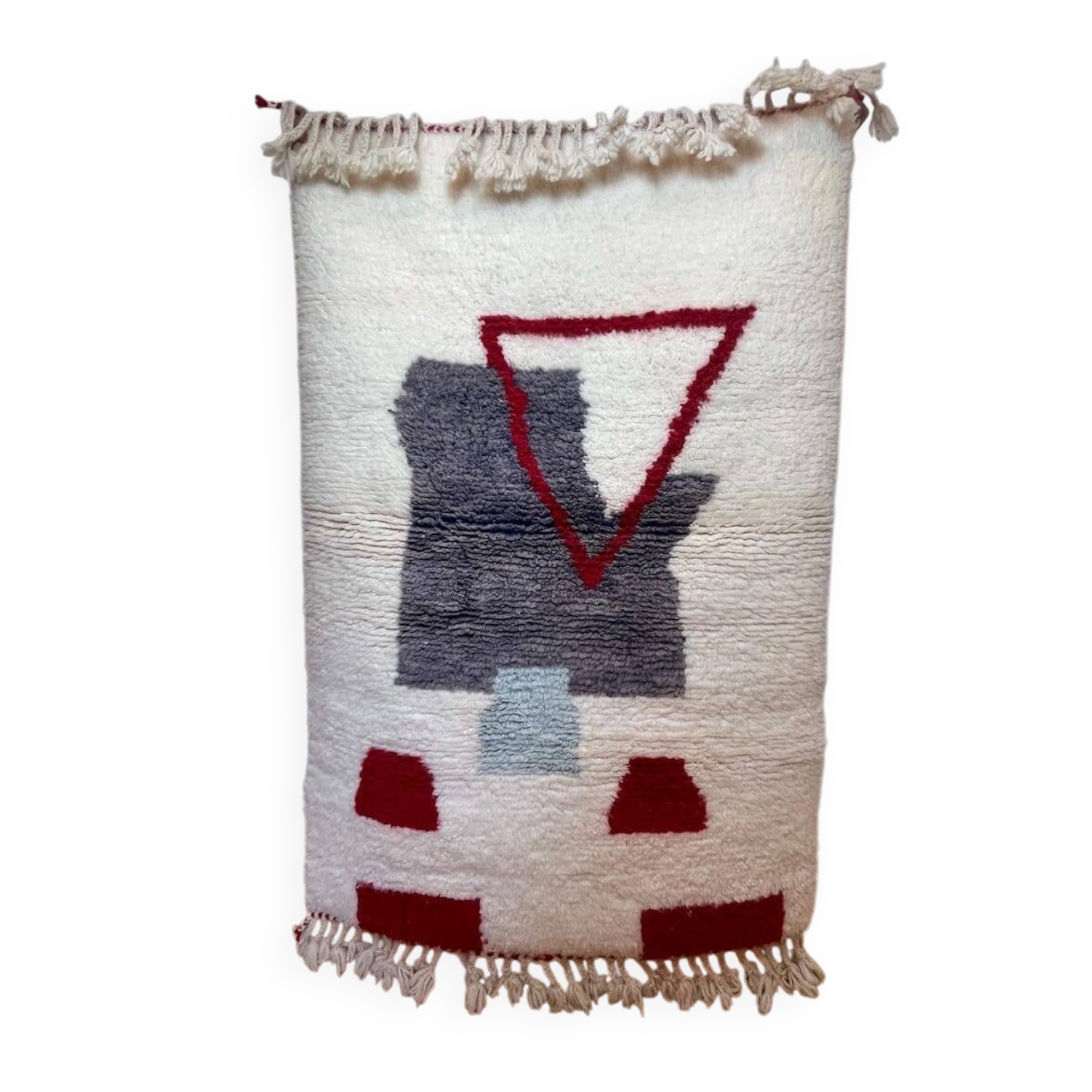 Large size Moroccan handmade traditional rug