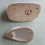 Ceramic soap dish and coat hook