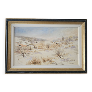 Tableau Huile sur Toile