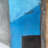 Cubist painting by Guy Feinstein (born in 1929) "The Artist's Studio"