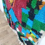 Handmade wool Berber rug 155 X 100 CM