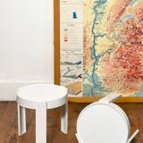 Pair of plastic tables