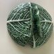 Cabbage tureen in slip 4 pieces