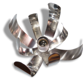 Ceiling light with 8 petals of metal - 70s