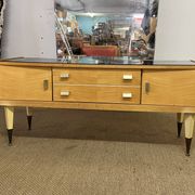 Coiffeuse vintage des années 50 en bois de bouleau