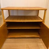 Commode en rotin vintage