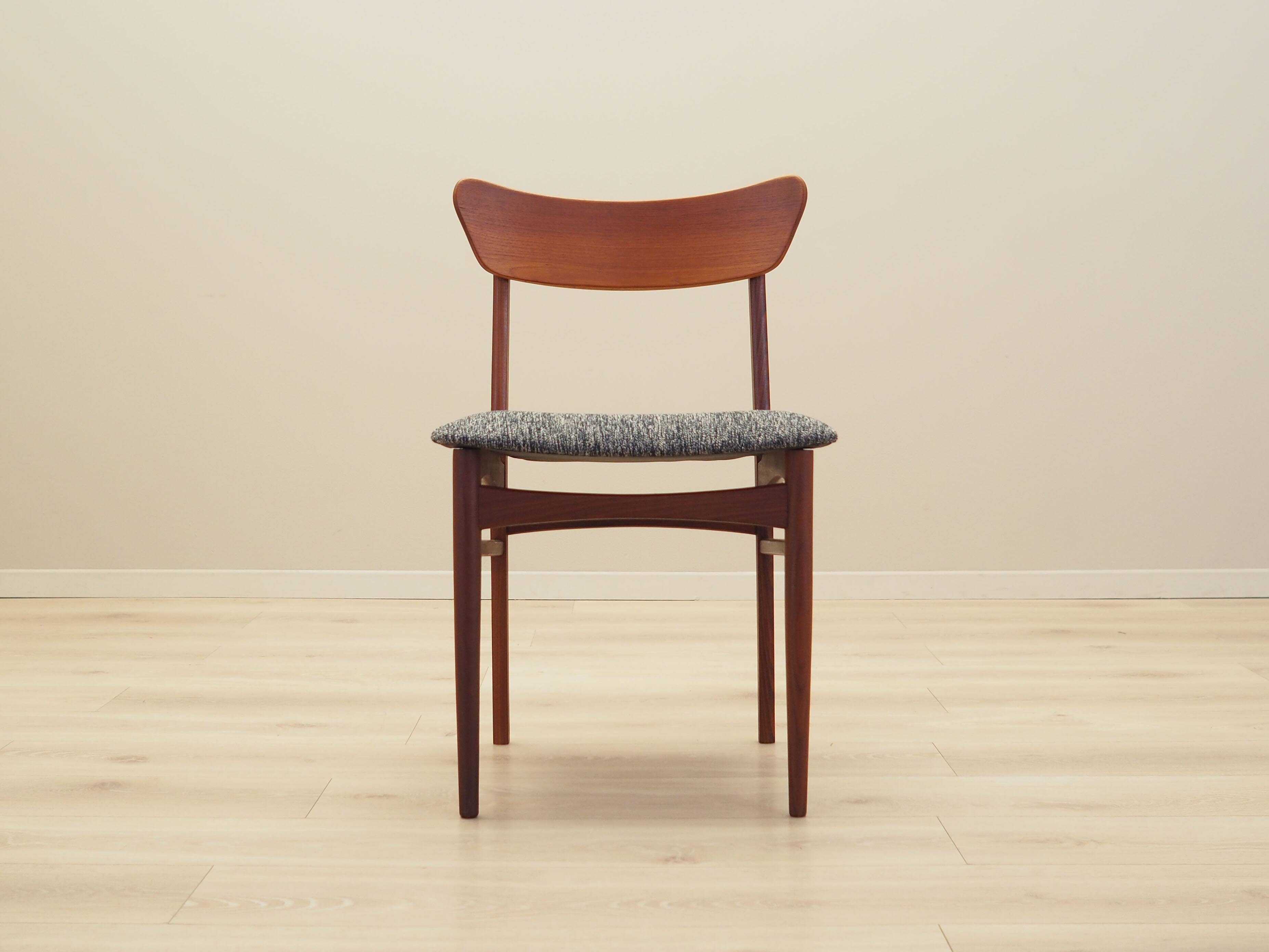 Set of four teak chairs, Danish design, 1970s, production: Denmark