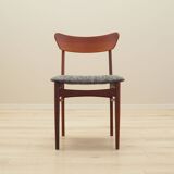 Set of four teak chairs, Danish design, 1970s, production: Denmark