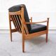 Fauteuil danois en cuir