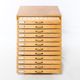 chest of drawers from eyeglasses shop, Germany, vintage, around 1960