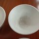 Set 6 bowls cow creamer semi porcelain old