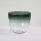 Scandinavian glass vase by Jo Johansfors signed Bengt Orup circa 1960