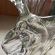 Molded glass vase