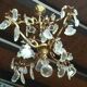 Bronze chandelier with stamps