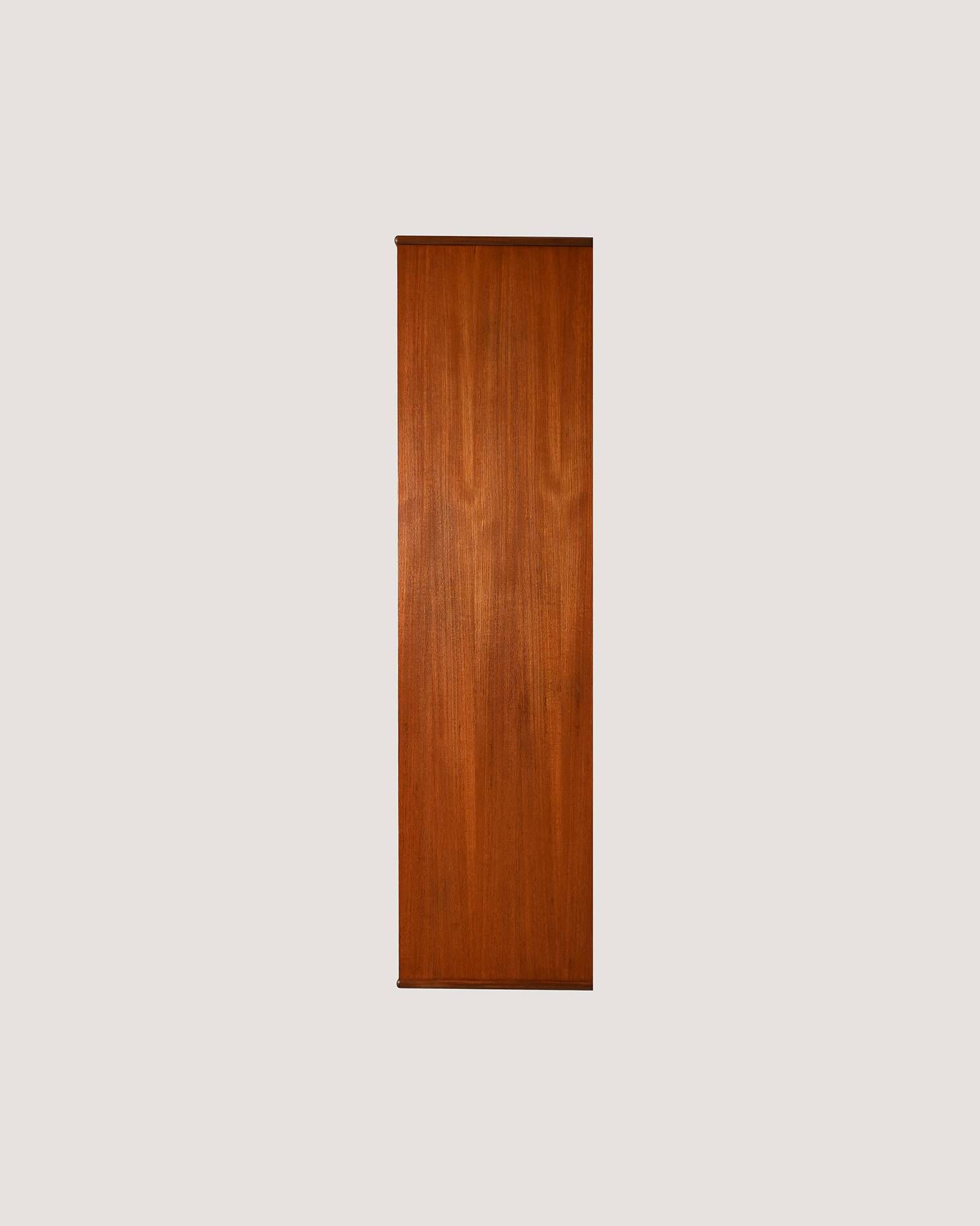 Scandinavian teak sideboard with sliding doors, 1960s