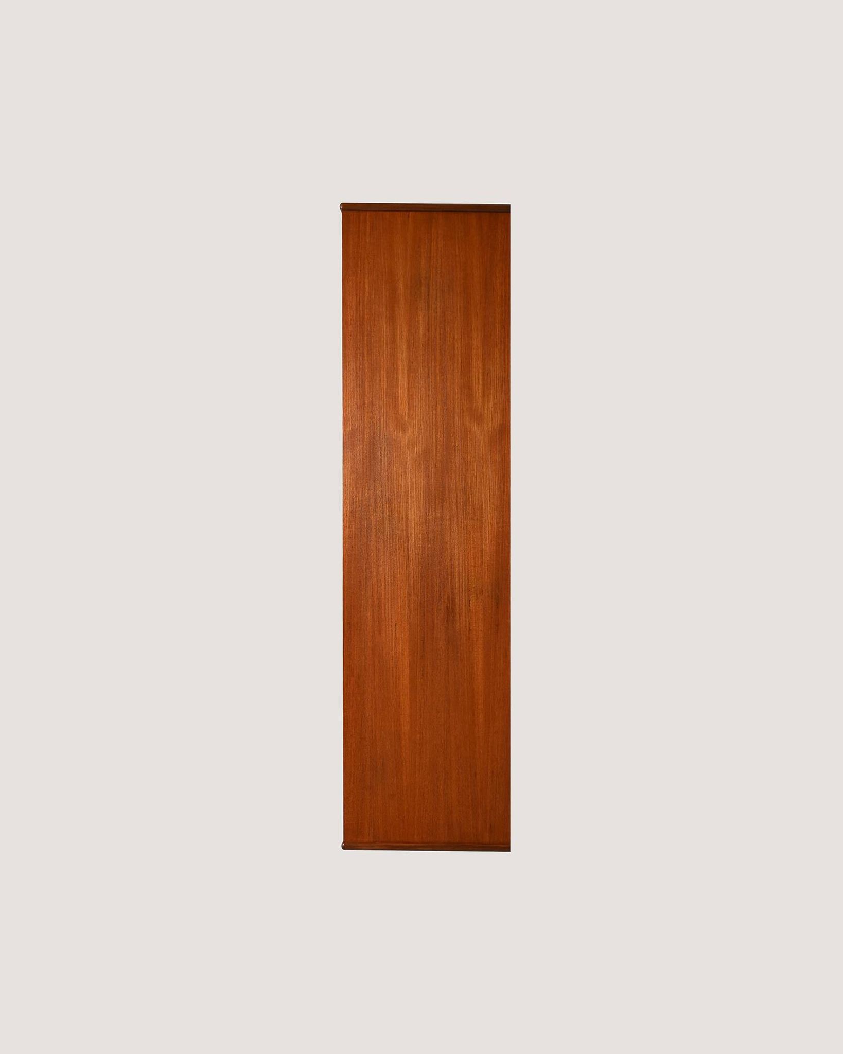 Scandinavian teak sideboard with sliding doors, 1960s