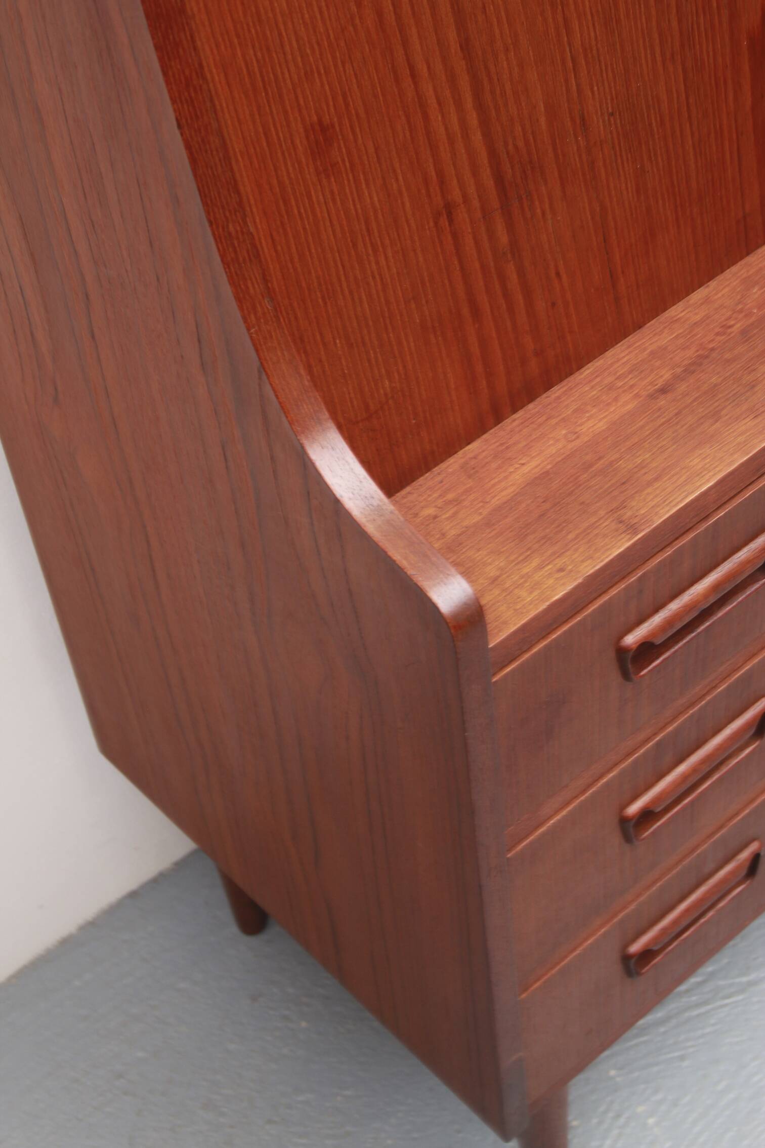 Secrétaire en teck des années 1960, Tibergaard / Gunnar Nielssen