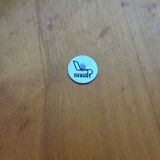 Round teak and steel coffee table from Thonet, 1950s.