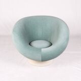 Krokus armchair in velvet by Lennart Bender for Ulferts AB, Sweden, 1970s