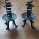 2 rat cave candlesticks / Lot of authentic 4-foot rat cave candlesticks