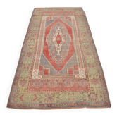 Tribal Vintage Oushak Carpet