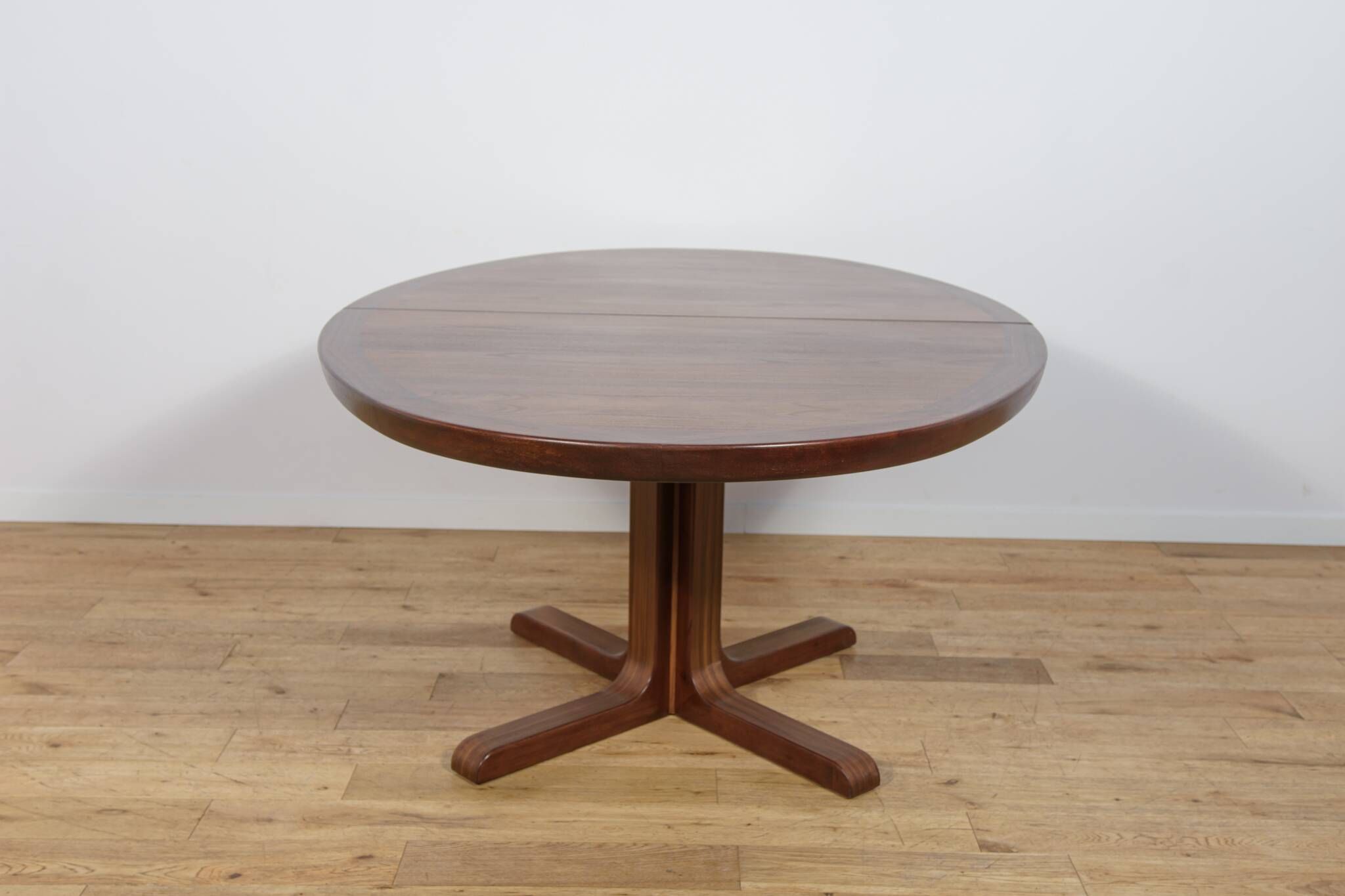 Mid-Century Oval Rosewood Extending Dining Table by Skovby, Denmark, 1960s