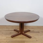 Mid-Century Oval Rosewood Extending Dining Table by Skovby, Denmark, 1960s