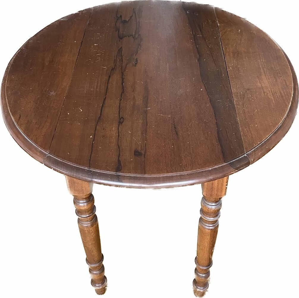 Louis Philippe style oval wooden table